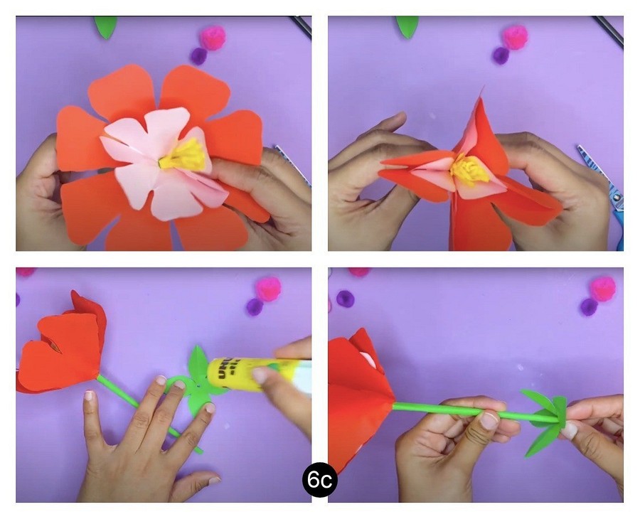 Цветок оригами