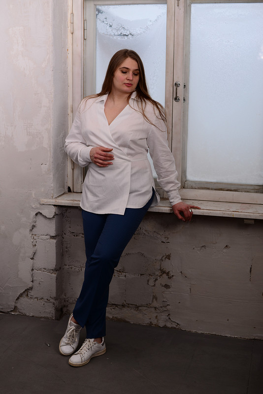Белая блузка от Алена Mink
