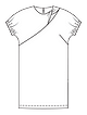 Платье прямого кроя №110 — выкройка из Burda 3/2023