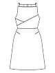 Приталенное платье без рукавов №117 — выкройка из Burda 3/2023