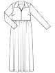 Платье макси с завышенной талией №4 C — выкройка из Burda. Шить легко и быстро 1/2023