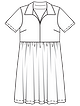 Мини-платье с воротником №4 B — выкройка из Burda. Шить легко и быстро 1/2023
