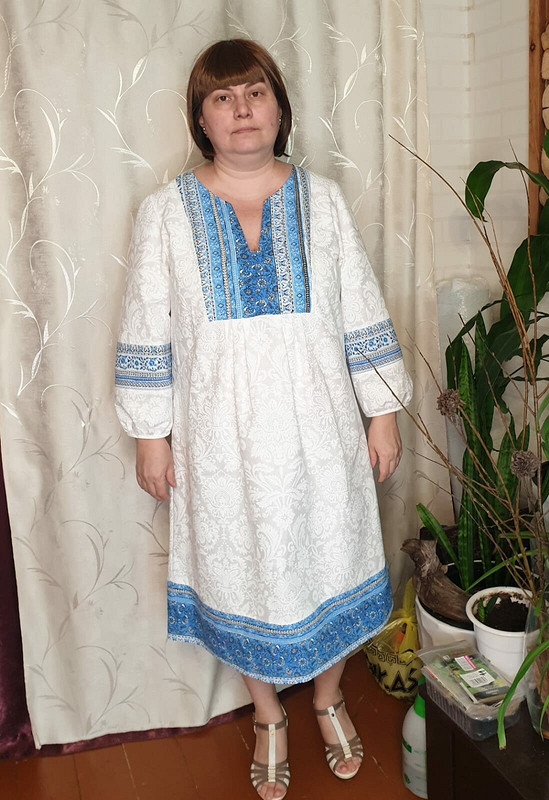 Платье прямого кроя от Оксана  Пысина