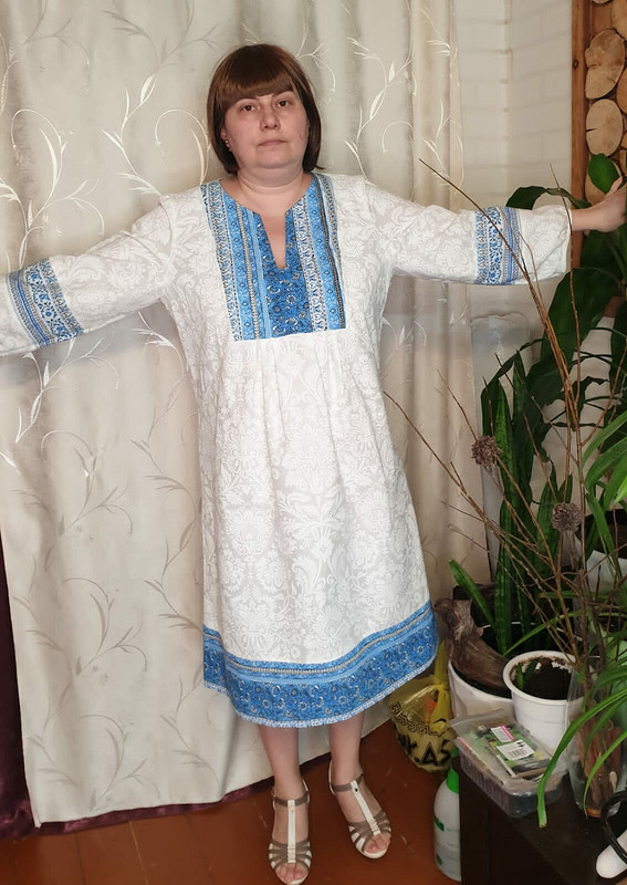 Платье прямого кроя от Оксана  Пысина