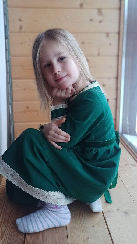 Платье для внучки по её заказу от Olga_N