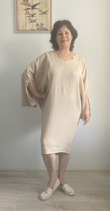 Муслиновое платье в стиле сафари от NataliaSergeeva