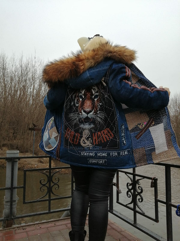 Куртка апсайклинг от Светлана26