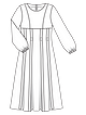 Платье с завышенной талией №116 — выкройка из Burda 4/2023