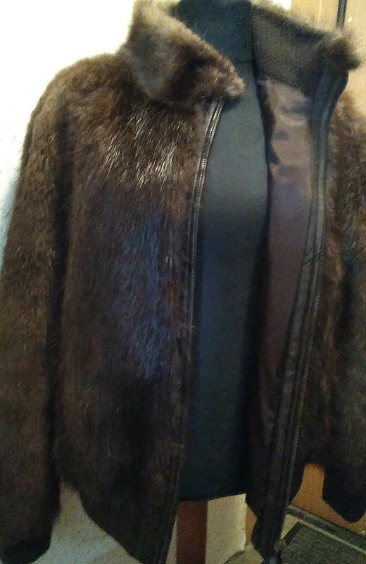 Мужская куртка из меха бобра от Lina