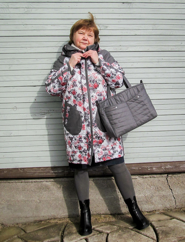 Стёганая сумка к «Весёлому пальто» от Елена  arvovna
