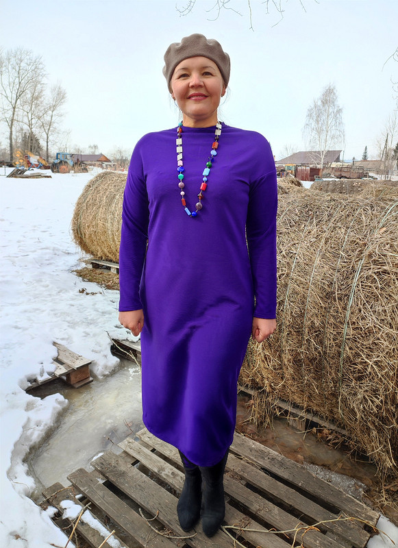 Платье «Мой любимый фиолет» от Любаева Светлана