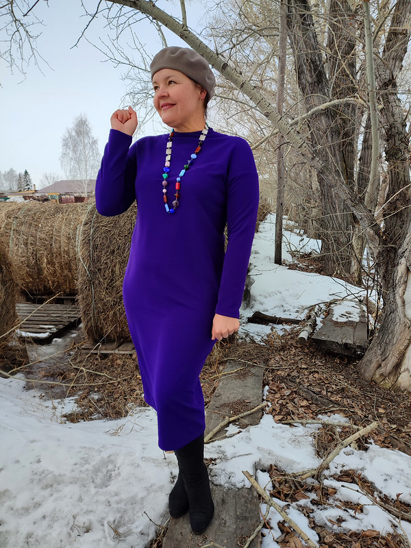 Платье «Мой любимый фиолет» от Любаева Светлана
