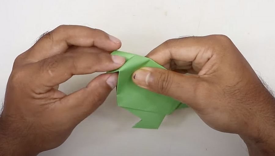 Изготовление поделки в технике оригами Аквариумные рыбки