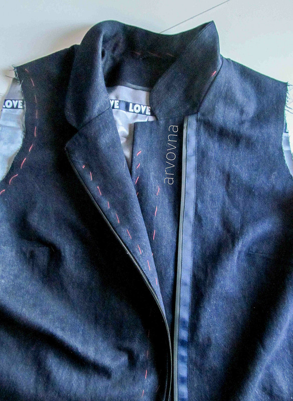 Джинсовое пальто для сестры от Елена  arvovna