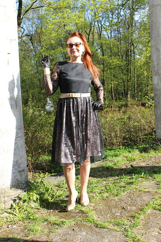 Платье с сетчатой тканью от SvetlanaART