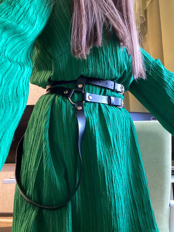 Платье «Зеленым зелено» от @yuliafrolowa