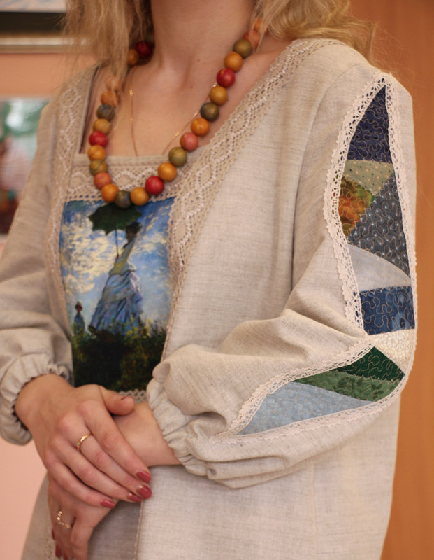 Платье «Клод Моне» с кружевом от Татьяна Костина