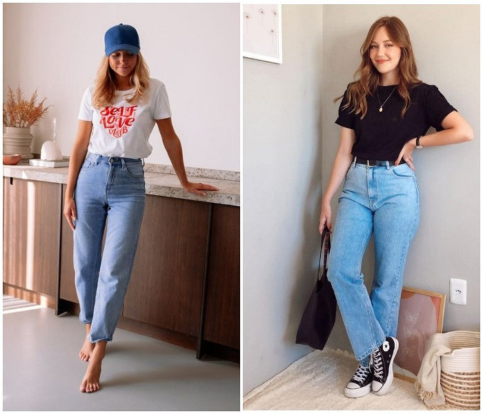 Как носить джинсы с высокой талией: лучшие образы и советы, что надеть от Lisa | бородино-молодежка.рф