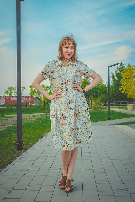 Платье из льна от Надежда Курбатова