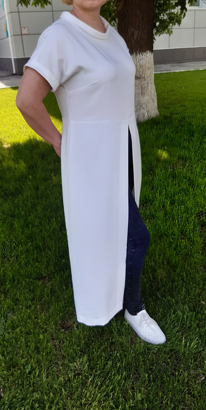 Платье-туника «Белая мечта» от OtKati