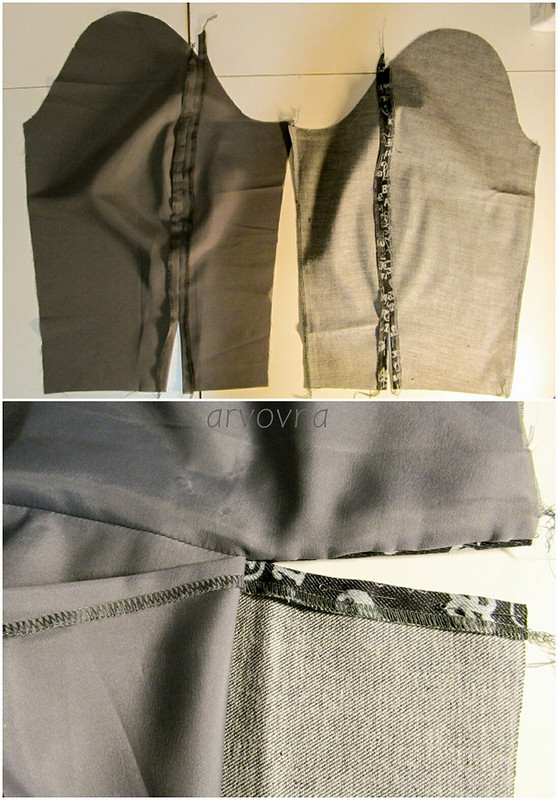 Жакет-куртка 104 №3/2023 из принтованной джинсы от Елена  arvovna