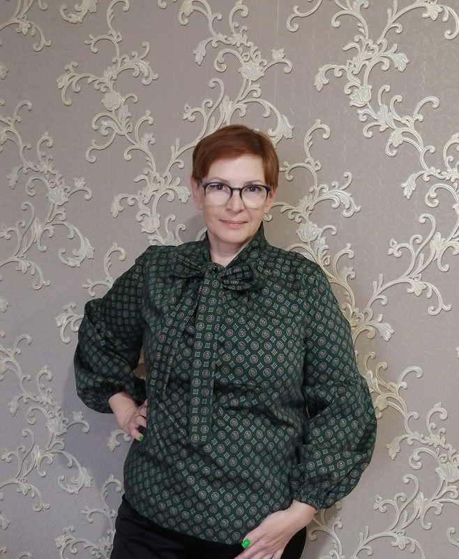 Блузка с бантом от Оксана  Савельчева 
