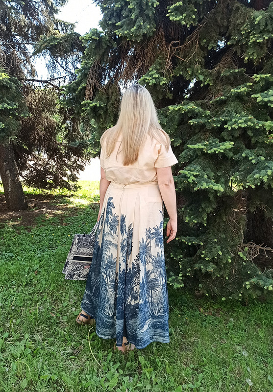 Батистовый костюм «Как Dior»)) - блузка от Оксана Сыса СОК 