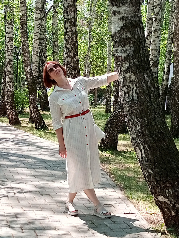 Платье-рубашка «Снова лён» от Ekaterina Vodchits