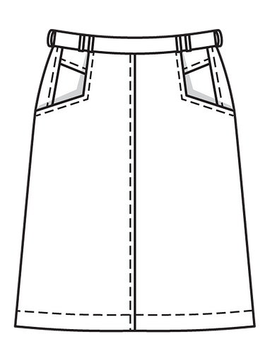 Джинсовая юбка