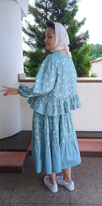 Костюм «Пелагея»: блузка и юбка от filichita