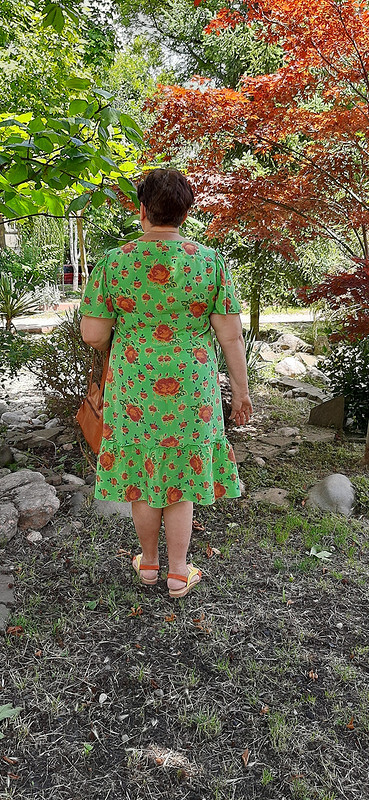 Платье из советского крепдешина от Kirolga