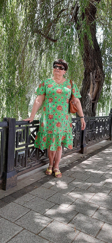 Платье из советского крепдешина от Kirolga