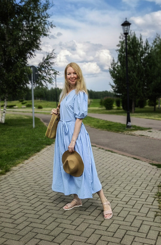 Платье с рукавами-фонариками от Olga_ch