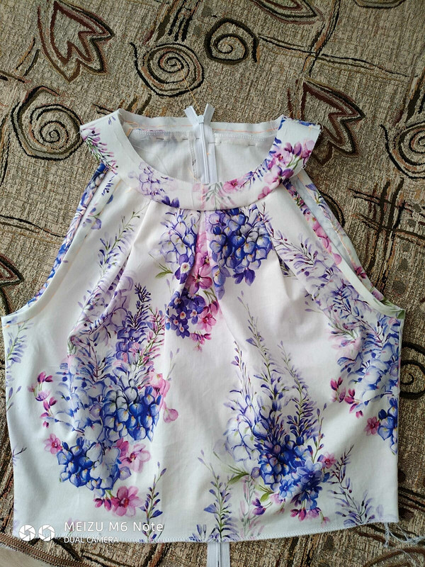 Платье с глициниями(американская пройма) от AnetaVladimirskaya