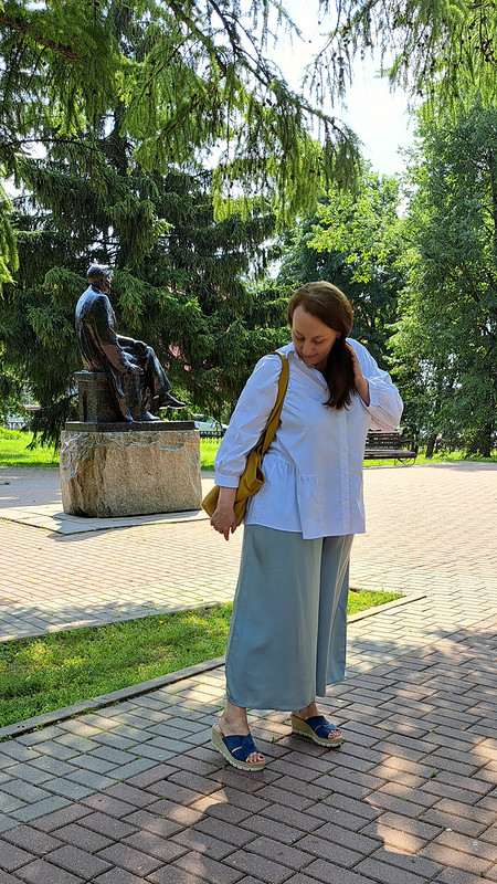 Юбка-брюки из искусственного шелка от Татьяна  Михайлова 