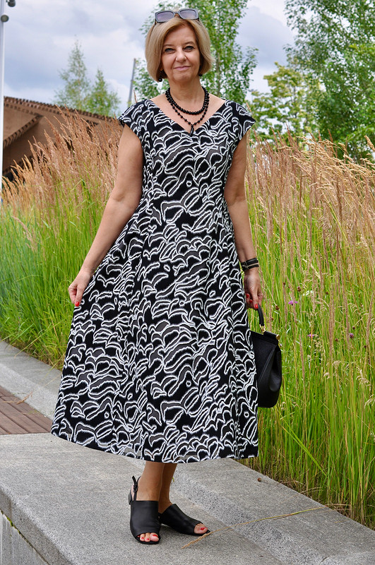 Черно-белое платье от Светлана Гасымова