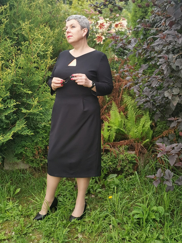 Чёрное платье футляр от maksim19712