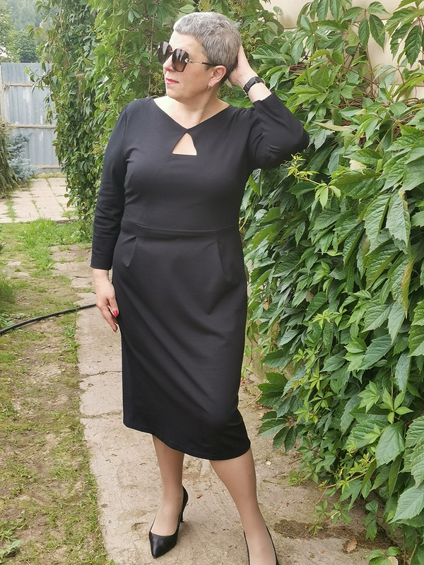 Чёрное платье футляр от maksim19712