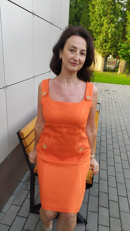 Платье «Оранжевое настроение» от Lud_ok