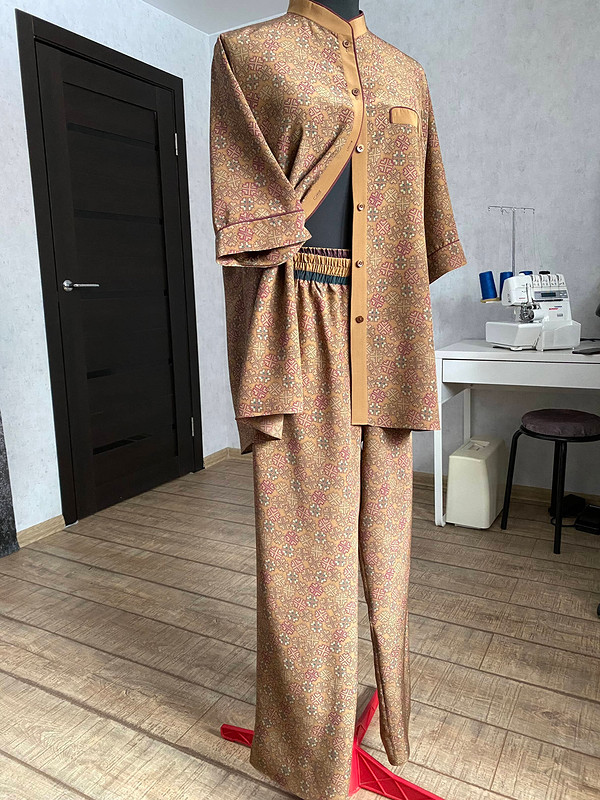 Костюм: брюки и блузка в восточном стиле от indikate_atelier