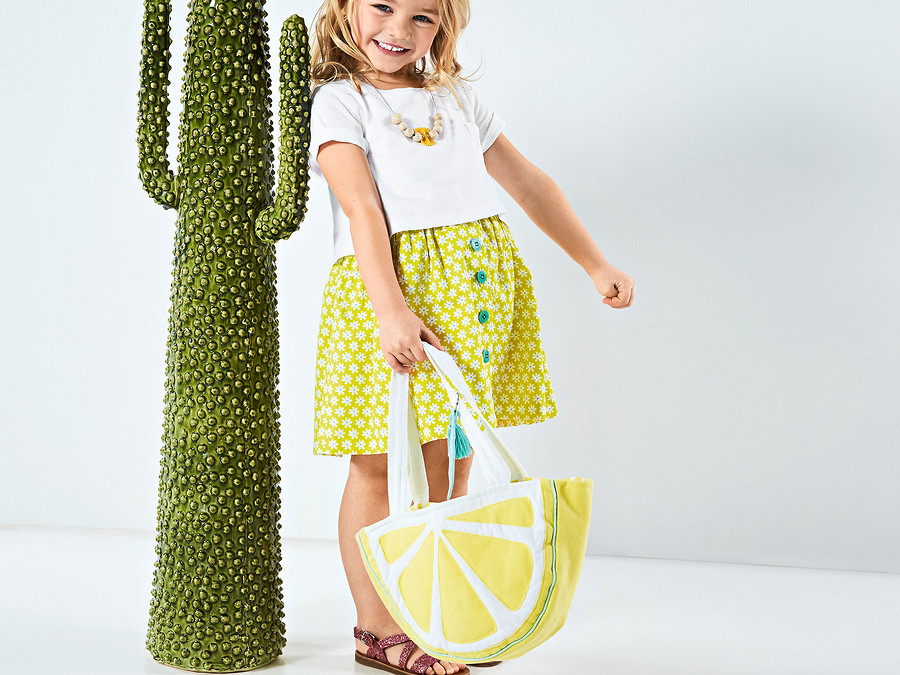 Как сшить детскую сумочку в форме лимонной дольки
