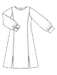 Платье миди приталенного силуэта №401 — выкройка из Burda. Мода для полных 3/2023
