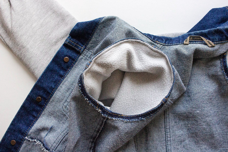 Как можно украсить джинсовую куртку кружевом (с фото)