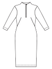 Платье облегающего силуэта
