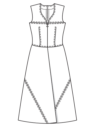 Платье А-силуэта