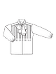 Блузка оверсайз с завязывающимся бантом №116 B
