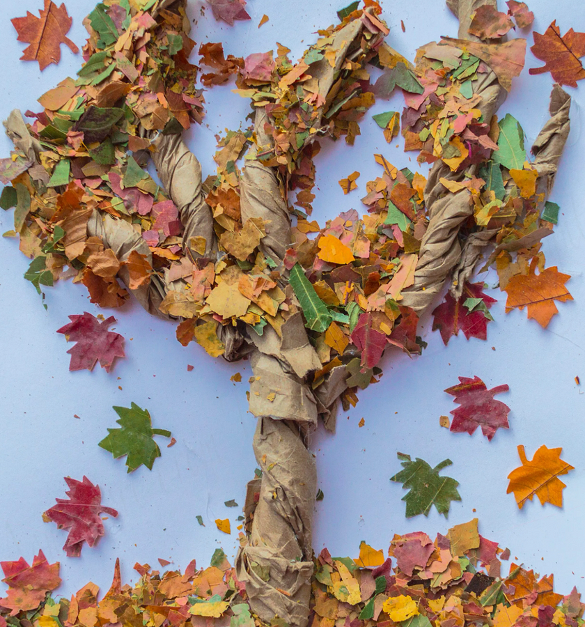 Осенние поделки из природного материала: пошагово с фото