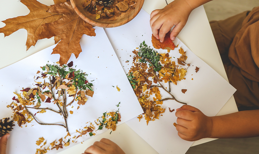15 СУПЕР поделок из ОСЕННИХ листьев — Поделки для детей | Листья, Поделки, Осенние листья