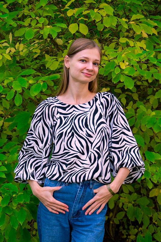 Блуза зебра от HellNoKitty
