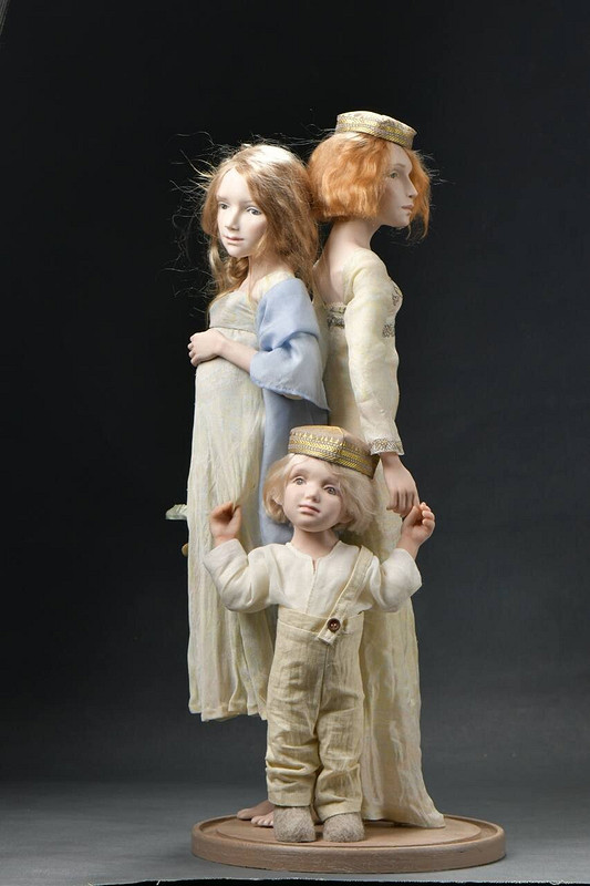 Фарфоровые куклы «Сёстры, часть вторая» от bebeka
